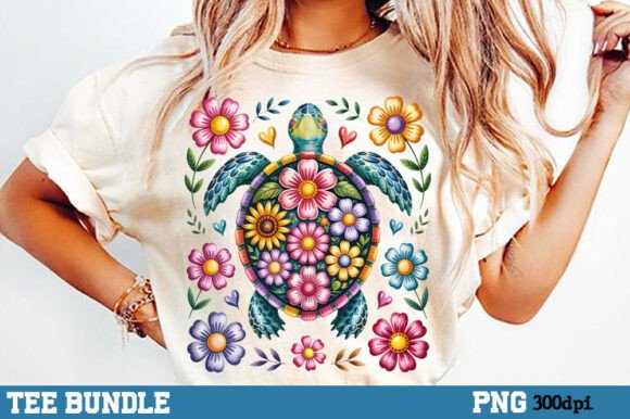 Boho Sea Turtle PNG: A Sublimation Design for Creative Freedom