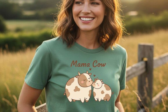 Charming Cow Graphics: Perfect for Western Boutique Apparel