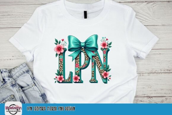 LPN Leopard Floral PNG Design: A Creative Tool for Nurses