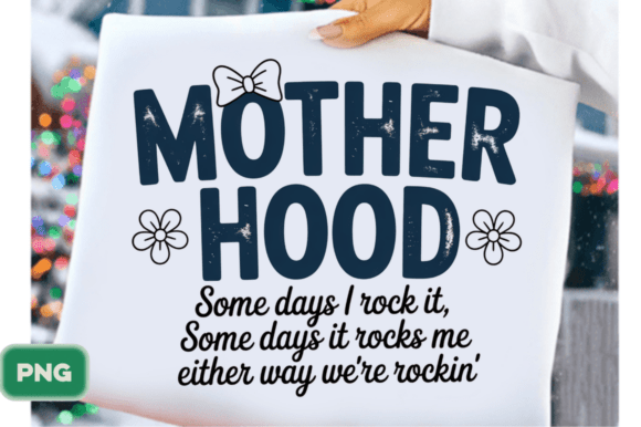 Motherhood PNG: A Trendy Mom Design for Modern Creations
