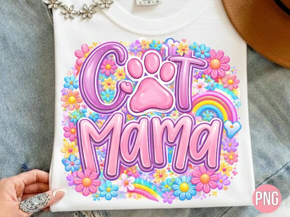 Unleash Your Inner Cat Mama: Paw Print Design PNG for Creators