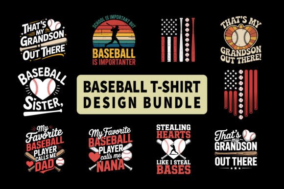 Unleash Your Inner Slugger: The Ultimate Baseball T-Shirt Design Bundle
