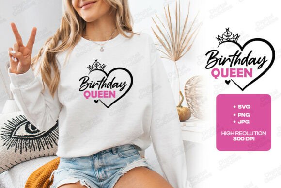 Why the Birthday Queen Crowned Heart Design Captures Modern Celebrations