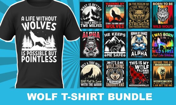 Wild Wolves: Unleash Your Brand with This Design Bundle